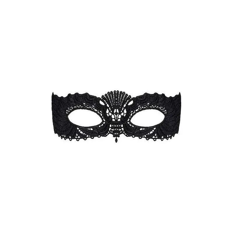 A700 Black Mask with Ribbon Tie