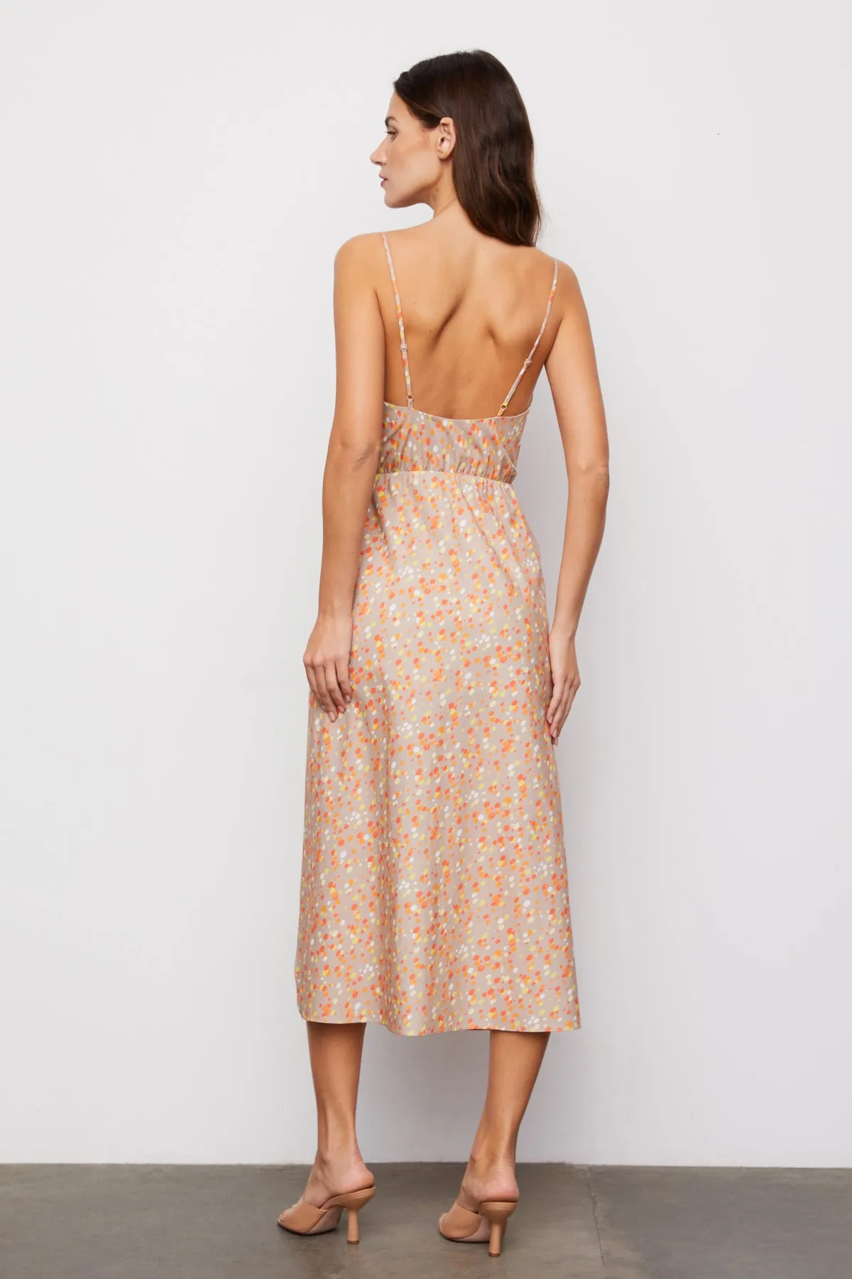 Bailey 44 Lark Wrap Midi Dress in Oat Combo