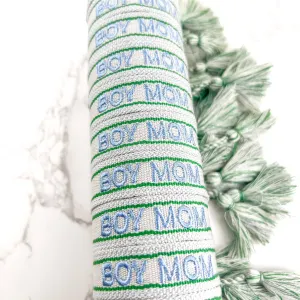 Boy Mom Embroidered Bracelet