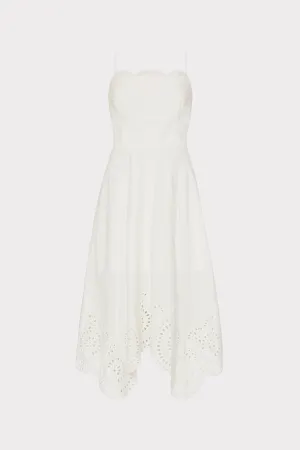 Camilla Poplin Embroidery Dress