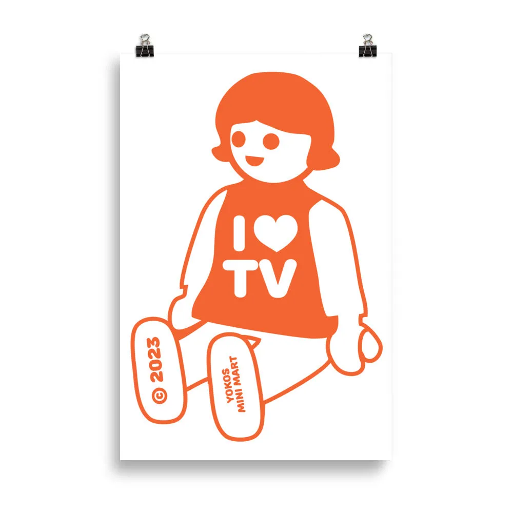 I Heart TV Poster