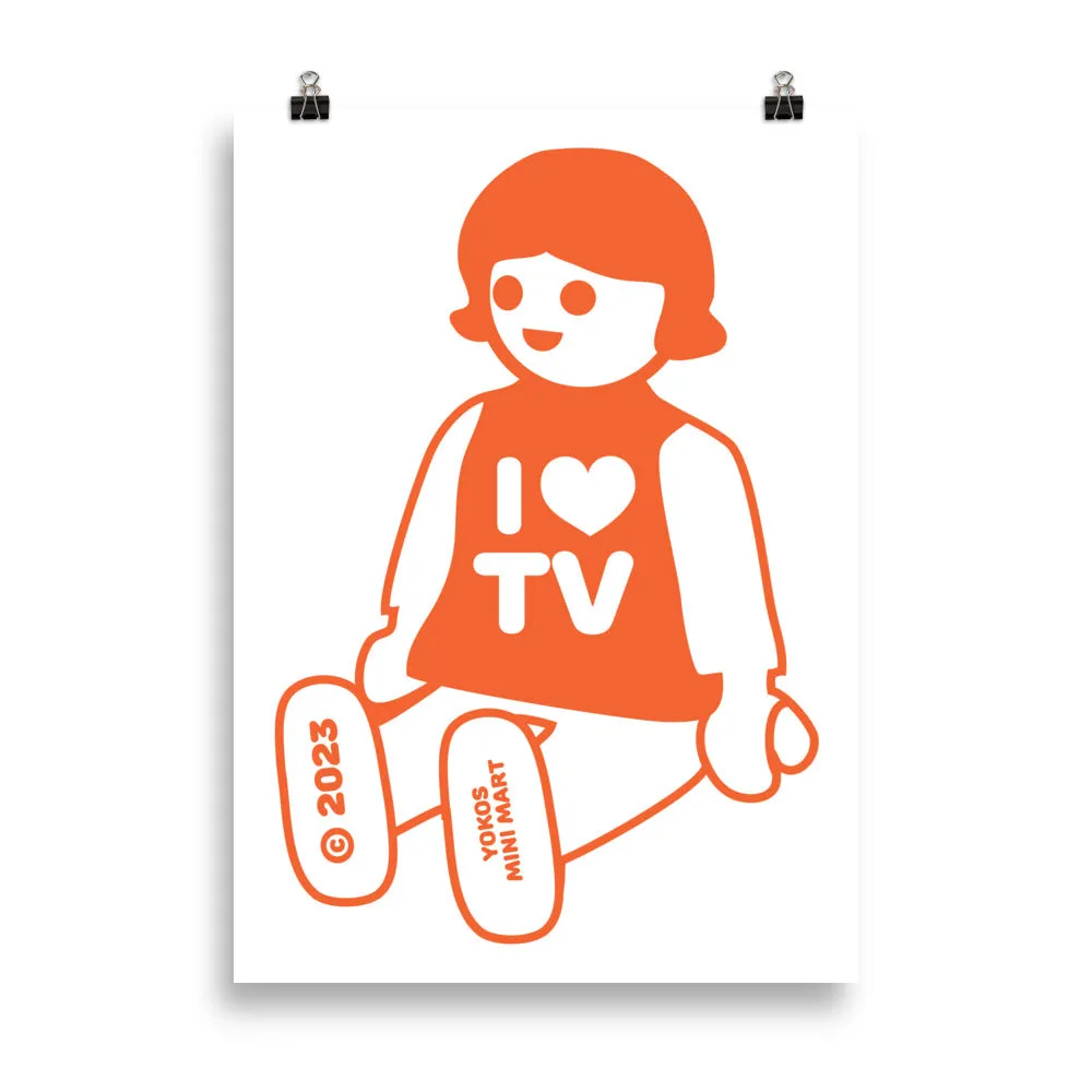 I Heart TV Poster