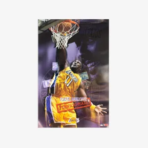 Karl Malone Lakers Vintage Poster