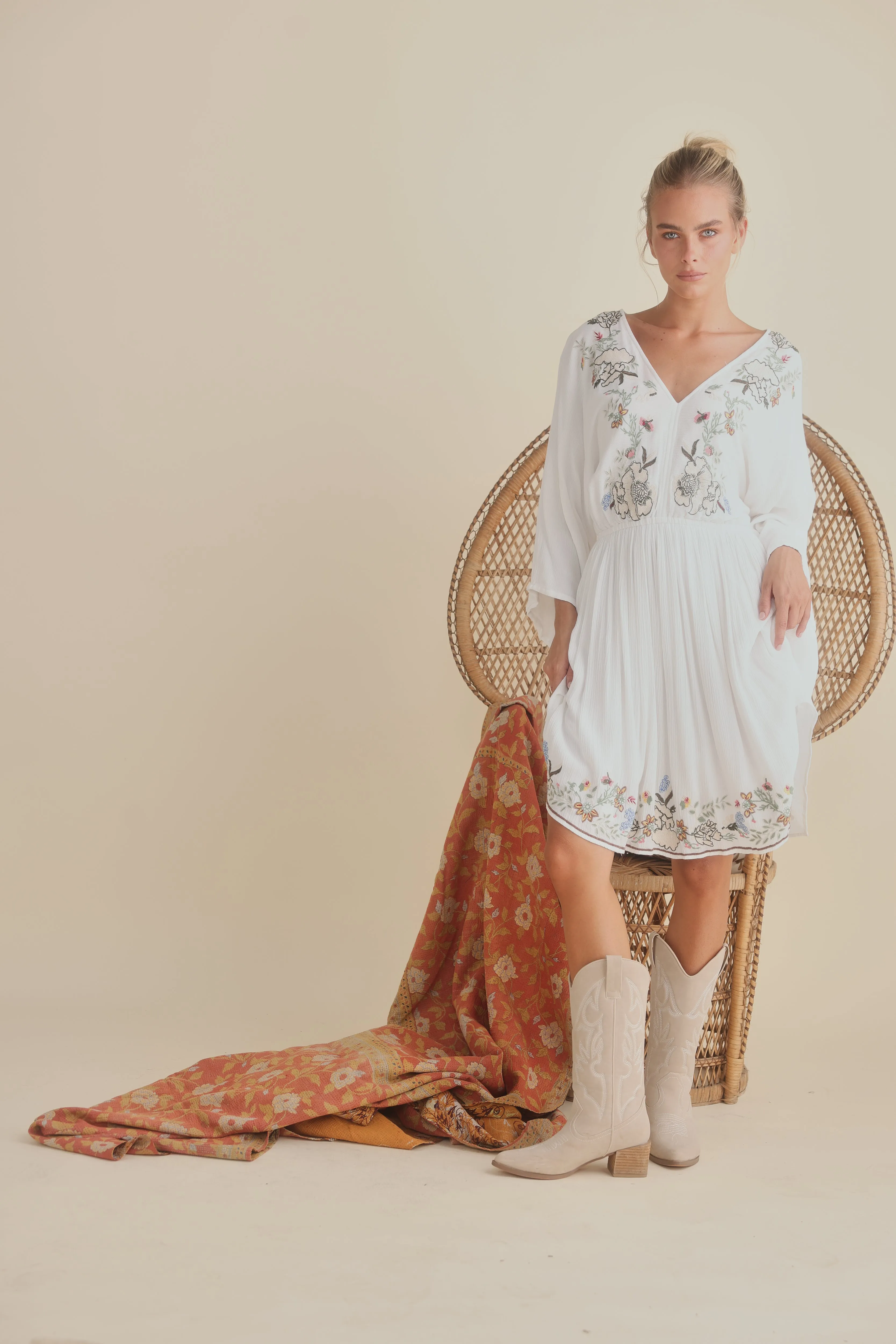Mabel Dress - White
