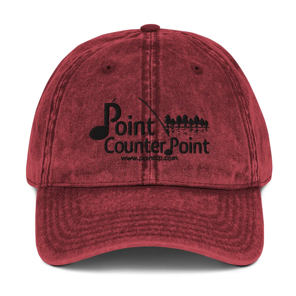 Point CounterPoint Vintage Cotton Twill Cap