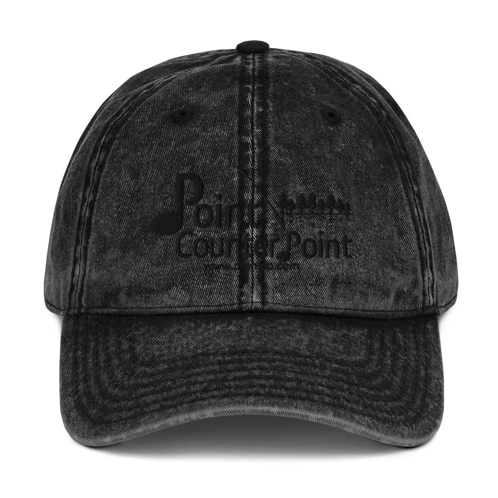 Point CounterPoint Vintage Cotton Twill Cap