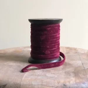 Rich Red Velvet Ribbon - Width 10mm - 10 Metre Spool