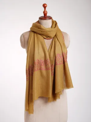 Sozni Embroidered Cashmere Palla Stole